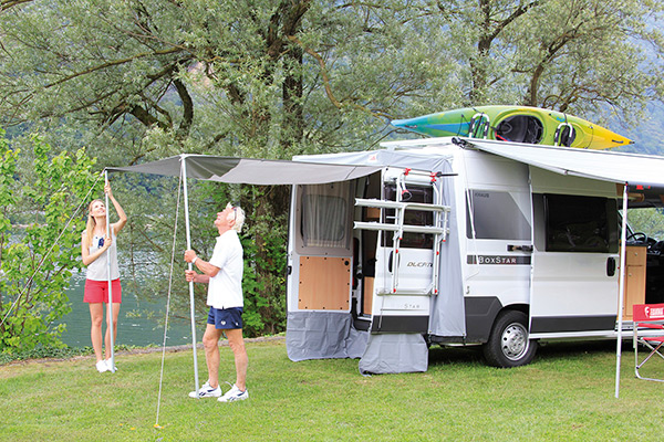 Fiamma Rear Door Cover Enclosure Ducato Boxer Campervan