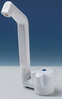 Reich Deluxe Single Cold Water Tap In White