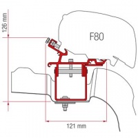 Fiamma F65 / F80 Adapter Kit - VW Crafter / Man L3 H3 After 2017