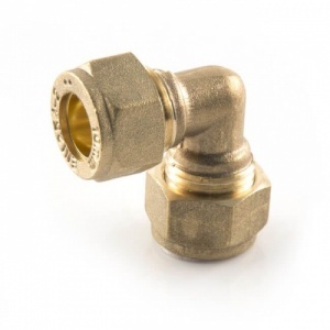 Gas Connector - 8mm (5/16'') Elbow