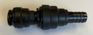 DM Fit Push Fit 12mm X 15mm Reducing Straight - Caravan/Motorhome/Boat/ Camper
