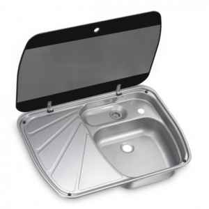 Dometic SNG 6044 Sink And Drainer With Glass Lid