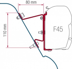 Fiamma F45 Awning Adapter Kit - Sprinter/Crafter H3