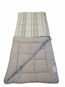 Sunncamp Grey Stripe Super King Size Single Sleeping Bag