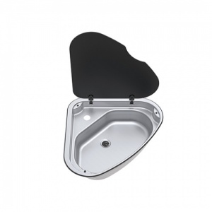 Thetford Series 33 Triangular Sink With Glass Lid