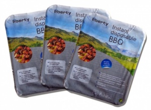 Liberty Leisure Instant Disposable Grill for BBQ (Pack of 3 or 6)