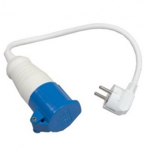 Mains Euro Continental Converter Lead 16 amp