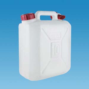 2X Water Storage Containers 10l ltr Litre Carrier Spout Food Grade Jerry Can 