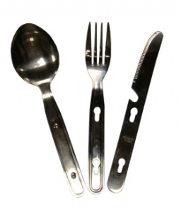 Knife, Fork & Spoon Camping Cutlery Set