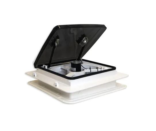 Maxxair Maxxfan PLUS Roof Vent Fan With Remote Control Smoke 350mm