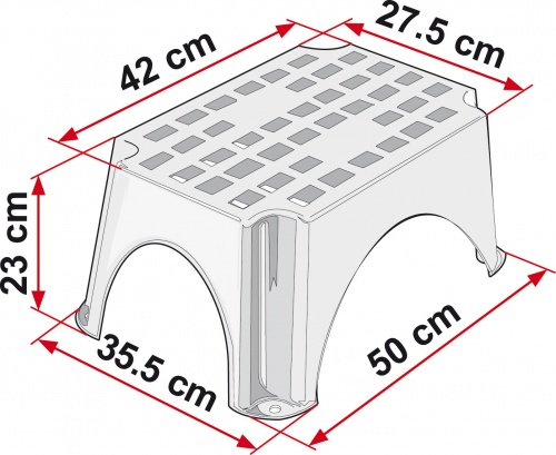 Gradino Per Camper Fiamma - Step In Polietilene, Antisdrucciolo, Resistente Ai Raggi UV - Foto 7