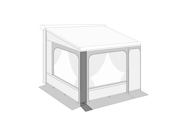 EXTENSION 150 CM PAROI FRONTALE PRIVACY ROOM POUR F65/F80