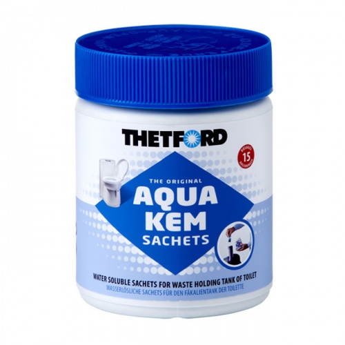 Thetford Aqua Kem Blue Sachets - 15 Pack - Toilet Chemical - Tentworld