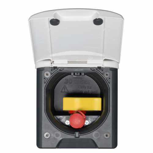 Gas Point Socket Fawo BBQ Gas Point Flush Fitting Socket With Magnetic Lid - Bianco White