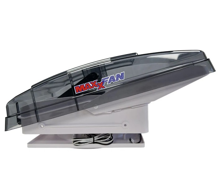 Max Fan Maxxair Maxxfan Deluxe Compact Tint 280 x 280mm Roof Vent Fan With ...