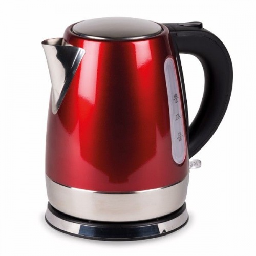 Kampa Cascade 1L Red Stainless Steel Electric Kettle ME0564