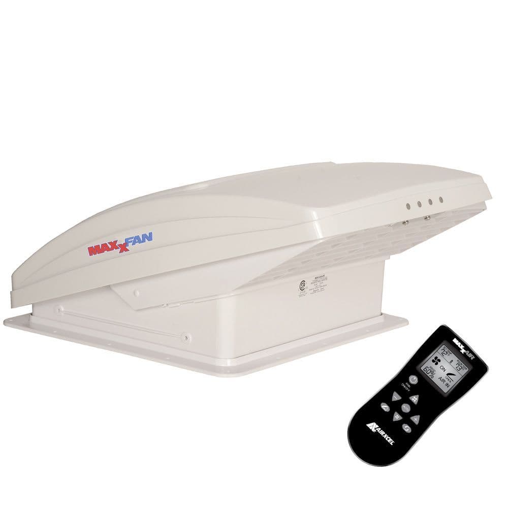 Max Fan Maxxair Maxxfan Deluxe Roof Vent Fan With Remote Control 350mm