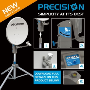 Maxview Precision Portable Satellite System Tripod Kit