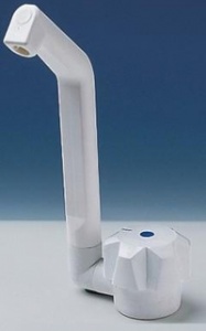 Reich Deluxe Cold Water Single Tap in White