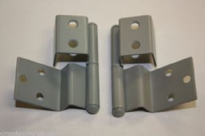 Reimo Style Furniture Hinges (pair) - Mid Grey