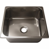 Aravon Rectangular Polished Stainless Steel Sink 350 x 320mm