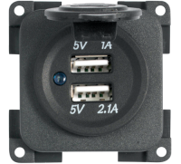 CBE 12v 2.1A Twin USB Charging Socket