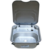 Spinflo Rectangular Sink With Glass Lid