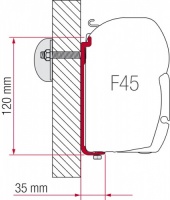 Fiamma F45 Awning Adapter Kit - S 120