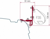 Fiamma F35 Awning Adapter Kit - Brandrup VW T5/T6