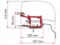 Fiamma F40 Awning Adapter Kit - Renault Trafic L1 SWB