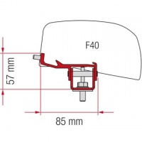 Fiamma F40 Awning Adapter Kit - Nissan NV350
