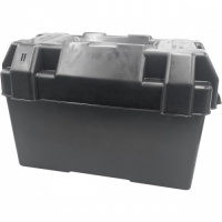 Marine Grade Leisure Battery Box 120 Amp (Black)