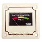 Plug-in-systems Battery Condition Meter Voltmeter - Beige